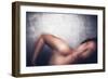 Female with Red Curly Hair-Luis Beltran-Framed Photographic Print