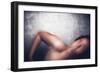 Female with Red Curly Hair-Luis Beltran-Framed Photographic Print