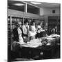 Female Workers in the Filing and Postal Room, Stanley Tools Works, Sheffield, South Yorkshire, 1967-Michael Walters-Mounted Photographic Print