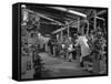 Female Workers Sharpening Saw Blades, Sheffield, South Yorkshire, 1963-Michael Walters-Framed Stretched Canvas