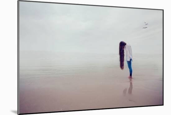 Female Youth with Long Hair-Kerstin Auer-Mounted Photographic Print