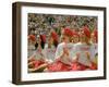 Females During Rally at UCLA for California Repub. Governor Candidate Ronald Reagan During Campaign-John Loengard-Framed Photographic Print