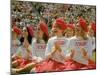 Females During Rally at UCLA for California Repub. Governor Candidate Ronald Reagan During Campaign-John Loengard-Mounted Photographic Print