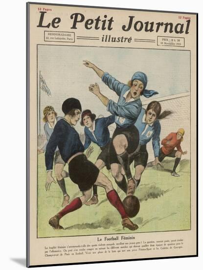 Femina-Sport Versus les Cadettes de Gascoigne at Paris-Andre Galland-Mounted Art Print