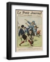 Femina-Sport Versus les Cadettes de Gascoigne at Paris-Andre Galland-Framed Art Print