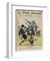 Femina-Sport Versus les Cadettes de Gascoigne at Paris-Andre Galland-Framed Art Print