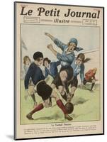 Femina-Sport Versus les Cadettes de Gascoigne at Paris-Andre Galland-Mounted Art Print