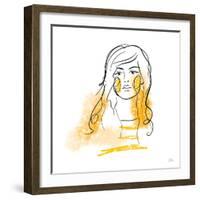 Feminine Ink I-Melissa Averinos-Framed Art Print