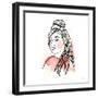 Feminine Ink II-Melissa Averinos-Framed Art Print