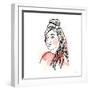 Feminine Ink II-Melissa Averinos-Framed Art Print