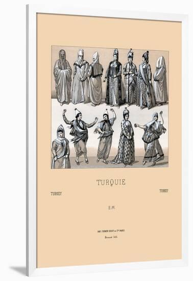 Feminine Turkish Dress-Racinet-Framed Art Print