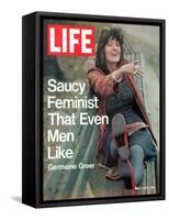 Feminist Germaine Greer, May 7, 1971-Vernon Merritt III-Framed Stretched Canvas