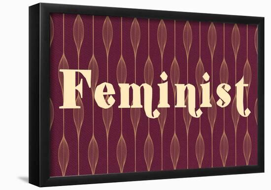Feminist-null-Framed Poster