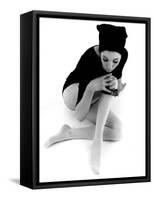 Femlae Model-null-Framed Stretched Canvas