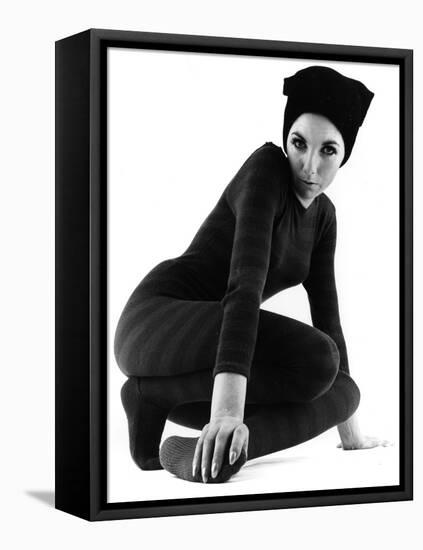 Femlae Model-null-Framed Stretched Canvas