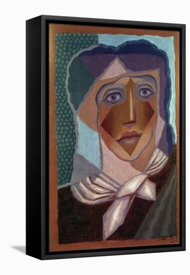 Femme à L'écharpe (Woman with Neck Scarf), 1924-Juan Gris-Framed Stretched Canvas