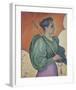 Femme a l'ombrelle (Opus 243, Effigie)-Paul Signac-Framed Premium Giclee Print