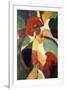 Femme À L'Ombrelle Ou La Parisienne (Woman with Umbrella or the Parisian Lady), 1913-Robert Delaunay-Framed Giclee Print