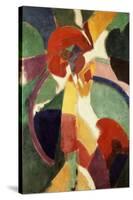 Femme À L'Ombrelle Ou La Parisienne (Woman with Umbrella or the Parisian Lady), 1913-Robert Delaunay-Stretched Canvas