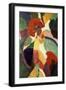 Femme À L'Ombrelle Ou La Parisienne (Woman with Umbrella or the Parisian Lady), 1913-Robert Delaunay-Framed Giclee Print