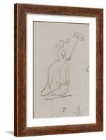 Femme à l'ombrelle-Thomas Couture-Framed Giclee Print