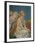 Femme a sa toilette-Woman at her toilette,1883. Canvas,75 x 63 cm R. F.3962.-Pierre Puvis de Chavannes-Framed Giclee Print