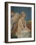 Femme a sa toilette-Woman at her toilette,1883. Canvas,75 x 63 cm R. F.3962.-Pierre Puvis de Chavannes-Framed Giclee Print