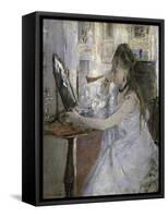 Femme a Sa Toilette-Berthe Morisot-Framed Stretched Canvas