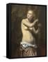 Femme ?a toilette-Jules Claude Ziegler-Framed Stretched Canvas