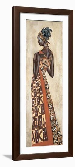 Femme Africaine II-Jacques Leconte-Framed Premium Giclee Print