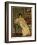Femme assise dans un canapé-Théophile Alexandre Steinlen-Framed Premium Giclee Print