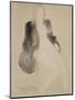 Femme assise nue sous une veste-Auguste Rodin-Mounted Giclee Print