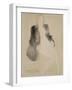 Femme assise nue sous une veste-Auguste Rodin-Framed Giclee Print