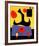 Femme Assise-Joan Miro-Framed Art Print