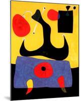 Femme Assise-Joan Miro-Mounted Art Print