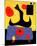 Femme Assise-Joan Miro-Mounted Art Print