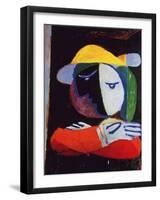 Femme au Balcon, c.1937-Pablo Picasso-Framed Art Print