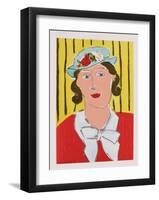 Femme au Chapeau-Henri Matisse-Framed Premium Edition