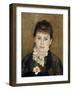 Femme au jabot blanc-Pierre-Auguste Renoir-Framed Giclee Print