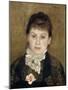 Femme au jabot blanc-Pierre-Auguste Renoir-Mounted Giclee Print