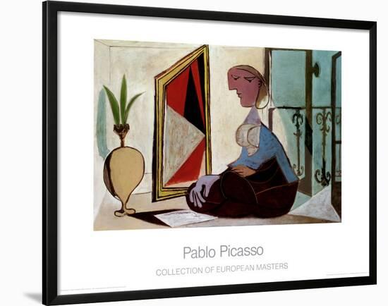 Femme au Miroir, 1937-Pablo Picasso-Framed Art Print