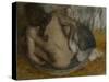Femme Au Tub, 1884-Edgar Degas-Stretched Canvas