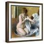 Femme Au Tub, Ca. 1883-Edgar Degas-Framed Giclee Print