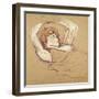 Femme Couchee Sur le Dos-Henri de Toulouse-Lautrec-Framed Giclee Print