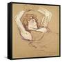 Femme Couchee Sur le Dos-Henri de Toulouse-Lautrec-Framed Stretched Canvas