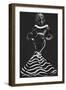 Femme Couture-Black Dress (Variant 1)-Jodi Pedri-Framed Art Print