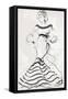 Femme Couture Black Dress-Jodi Pedri-Framed Stretched Canvas