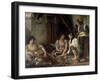 Femme D'Alger Dans Leur Appartement-Eugene Delacroix-Framed Giclee Print