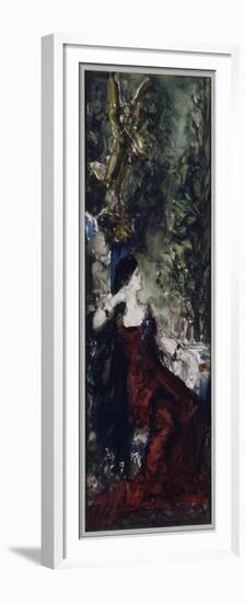 Femme dans un parc-Gustave Moreau-Framed Premium Giclee Print