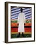 Femme De Fermier Avec Le Visage Noir (Farmer's Wife with the Black Face). Peinture De Kasimir Sever-Kazimir Severinovich Malevich-Framed Giclee Print